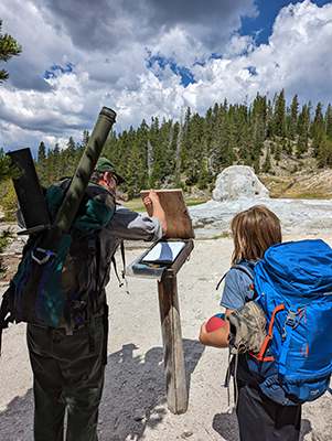 Yellowstone National Park hiking