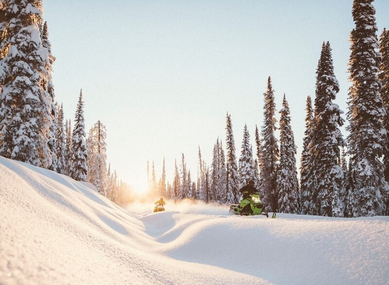 snowmobiling in yellowstone | 5 big sky winter activities